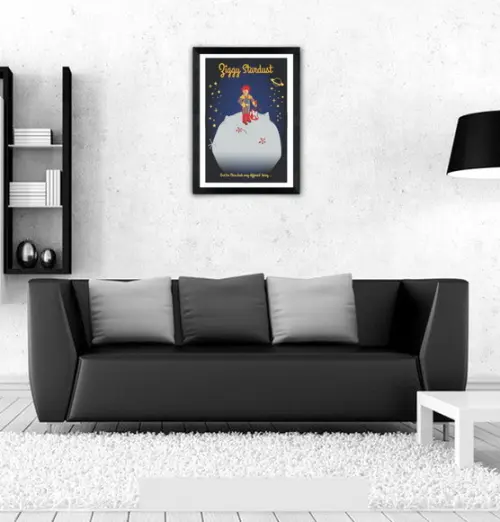 Quadro Pôster A3 c/ Moldura Pequeno Ziggy 30x42cm