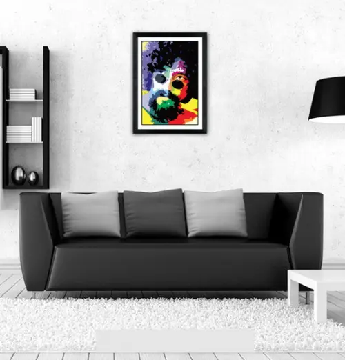 Quadro Pôster A3 c/ Moldura Raul Seixas 30x42cm
