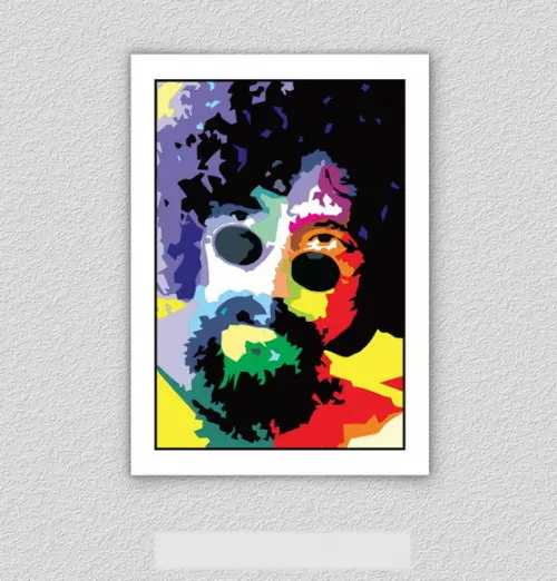 Quadro Pôster A3 c/ Moldura Raul Seixas 30x42cm