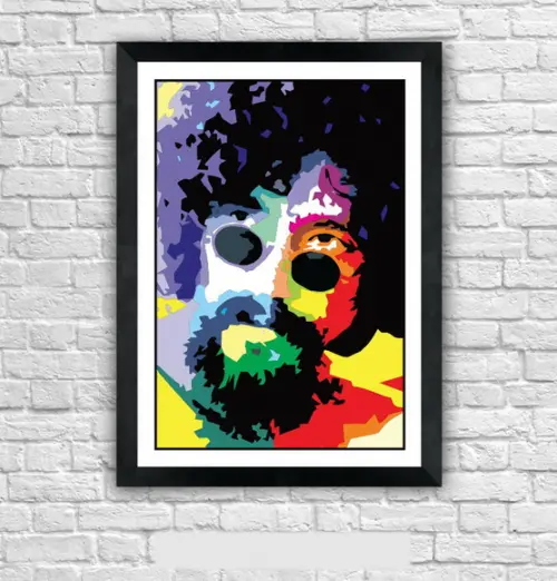 Quadro Pôster A3 c/ Moldura Raul Seixas 30x42cm