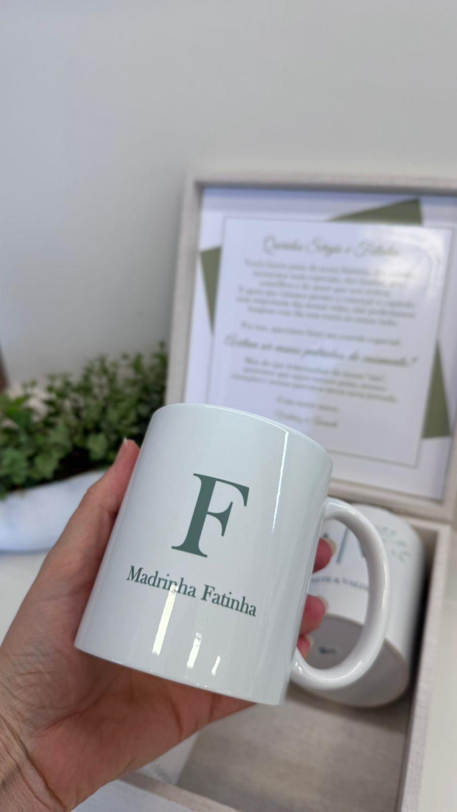 CAIXA CONVITE PARA PADRINHOS DE CASAMENTO PERSONALIZADA