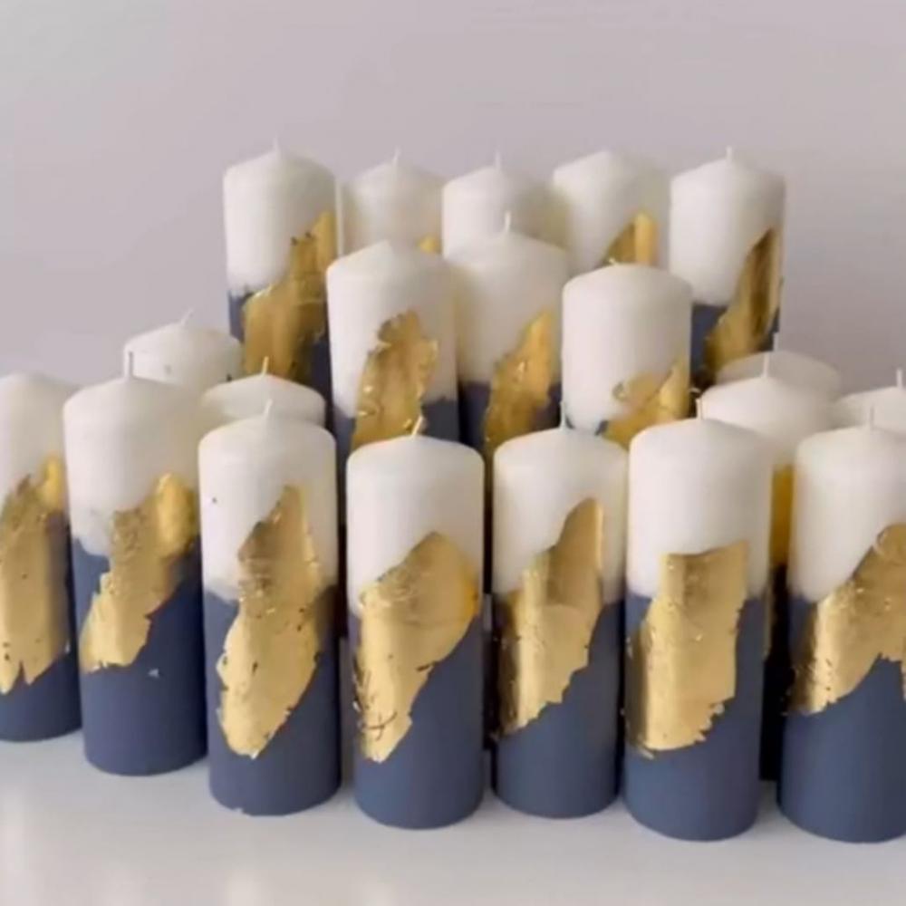 Vela Base de Concreto Lembrancinhas