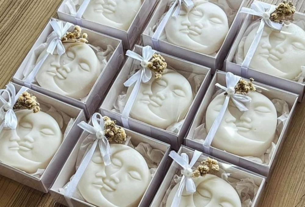 Vela Aromática Lua e Sol Lembrancinhas