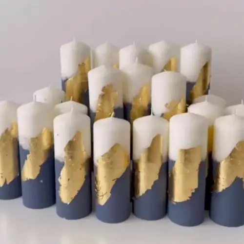 Vela Base de Concreto Lembrancinhas