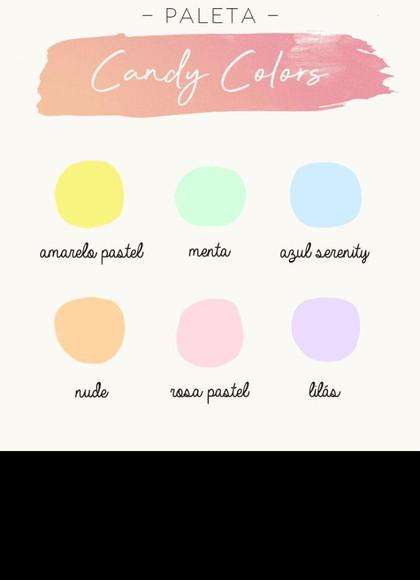 Forminha para Doces Candy Colors