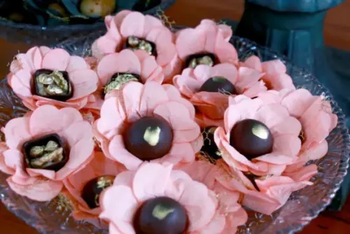 100 Forminhas para Doces Flor Dupla Papel Promoção!!!