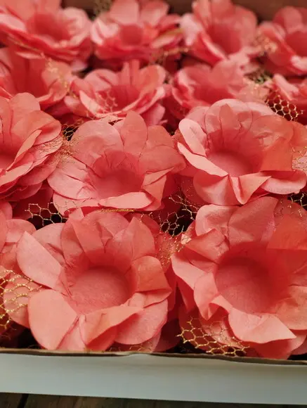 Forminha para Casamento Cor Coral