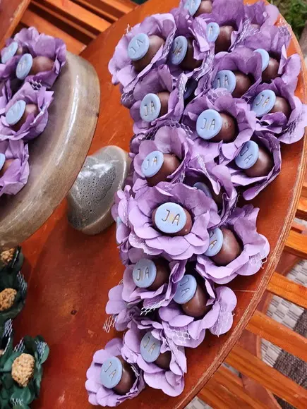 Forminhas para Doces de Casamento Cores Personalizadas