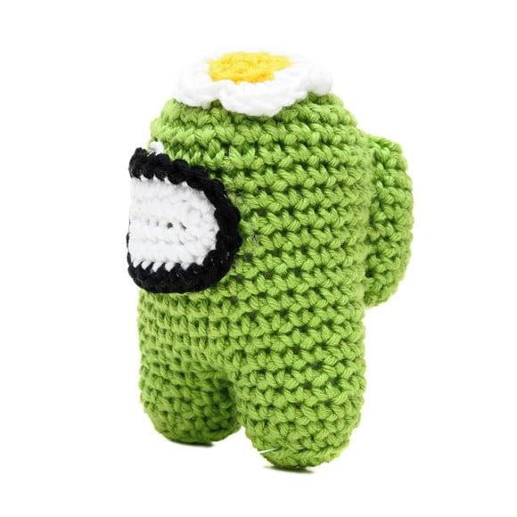 Among Us Verde Periquito em Amigurumi