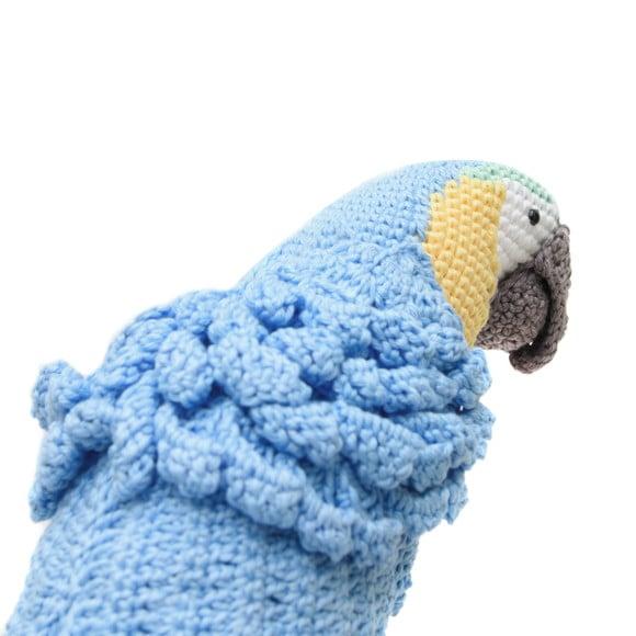 Arara em Amigurumi