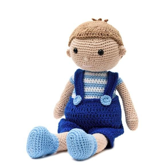 Boneco Alex em Amigurumi