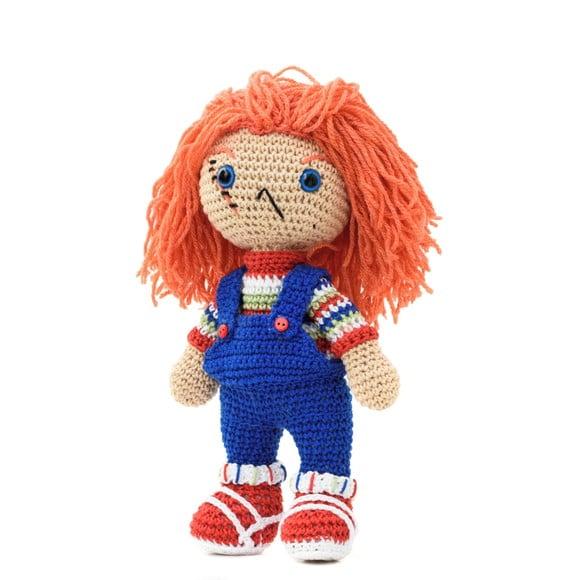 Boneco Chucky em Amigurumi