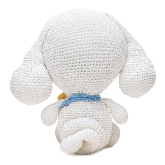 Cachorrinho Branco Cinnamoroll em Amigurumi
