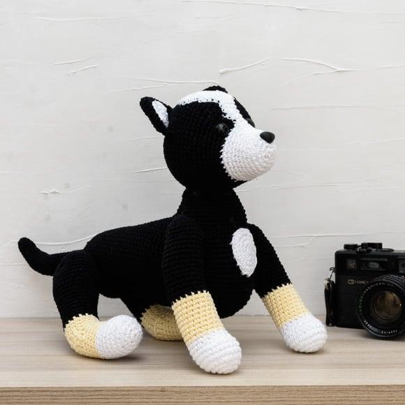 Cachorro Fofo em Amigurumi