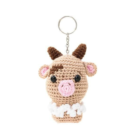 Chaveiro Boizinho em Amigurumi