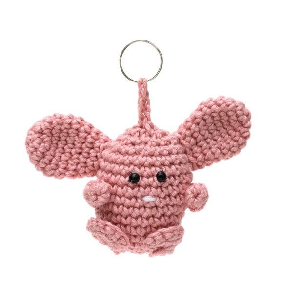Chaveiro Coelhinho em Amigurumi