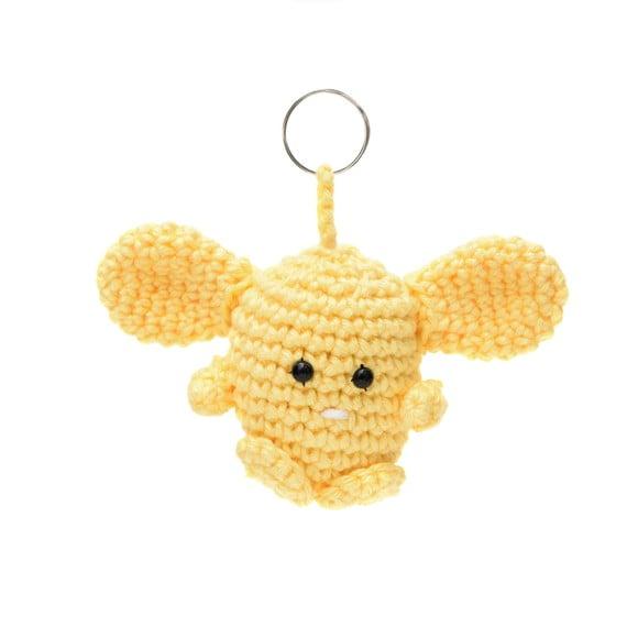 Chaveiro Coelhinho em Amigurumi
