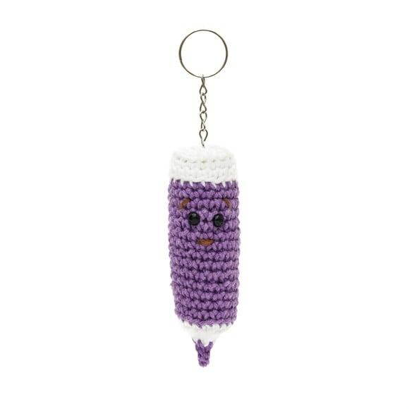 Chaveiro Lápis em Amigurumi