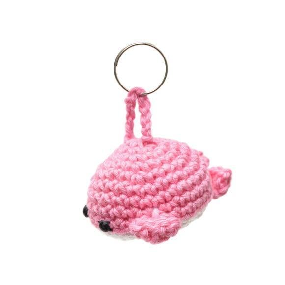 Chaveiro Mini Baleia em Amigurumi