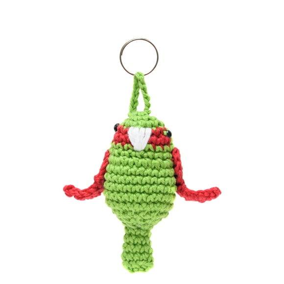 Chaveiro Passarinho em Amigurumi