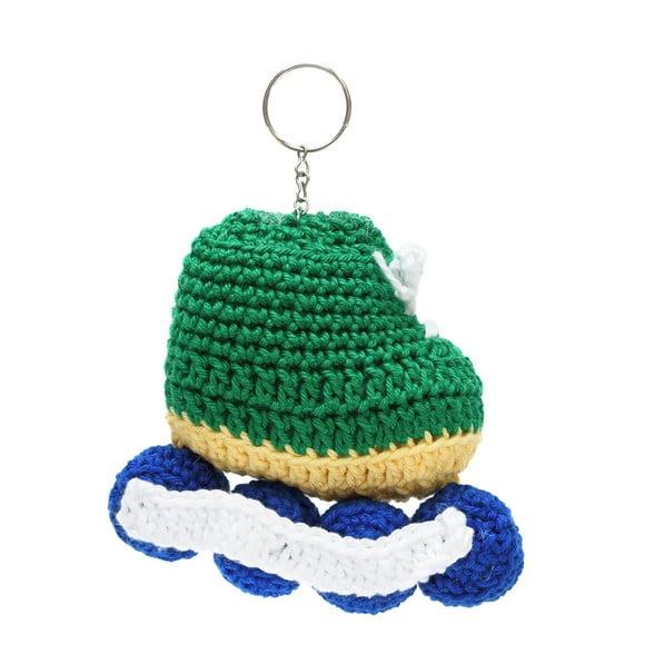 Chaveiro Patins em Amigurumi