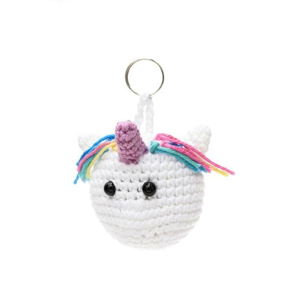 Chaveiro Unicórnio em Amigurumi