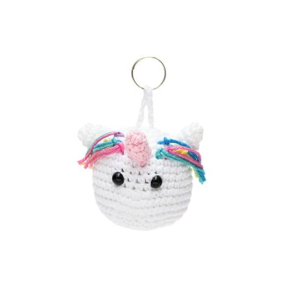 Chaveiro Unicórnio em Amigurumi