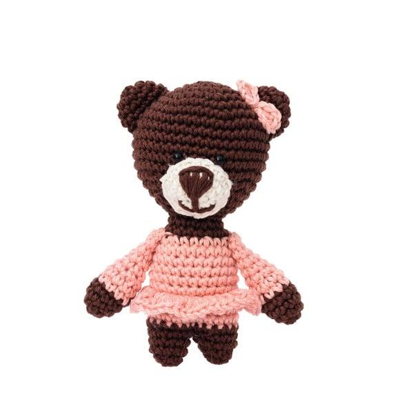 Chaveiro Ursa Média em Amigurumi