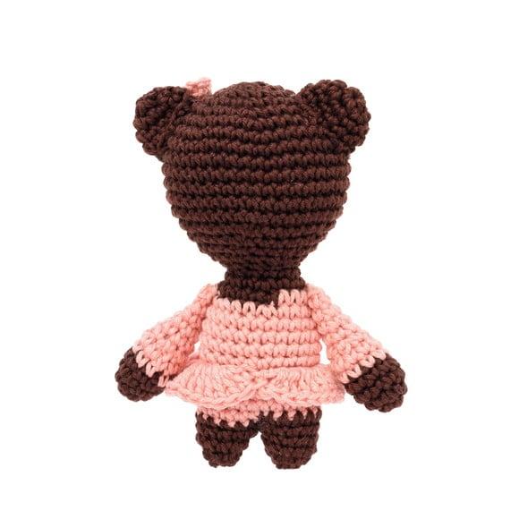 Chaveiro Ursa Média em Amigurumi