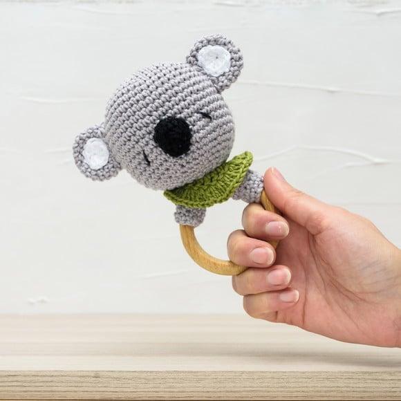 Chocalho de Urso em Amigurumi