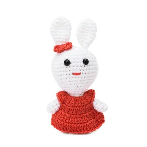 Coelha de Vestido em Amigurumi