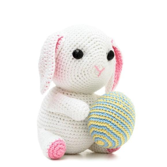 Coelho com Ovo em Amigurumi