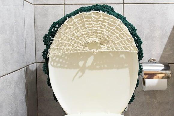Conjunto de Banheiro com Flores