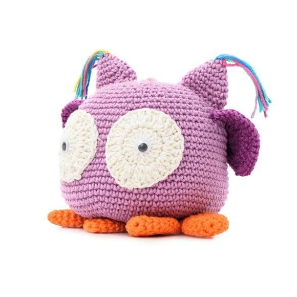 Coruja Peso de Porta em Amigurumi