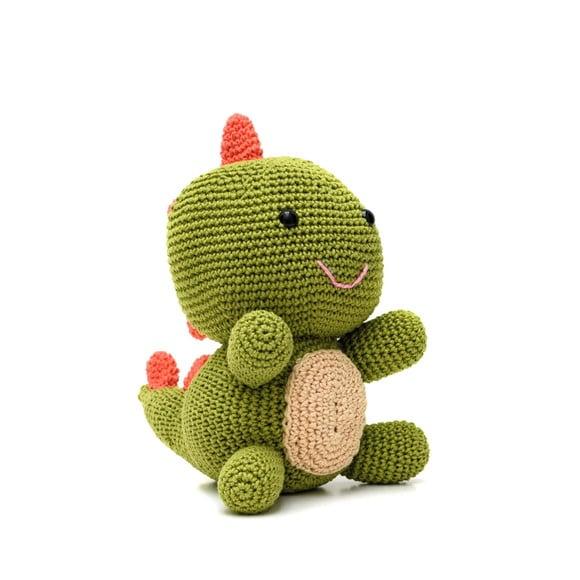 Dinossauro em Amigurumi