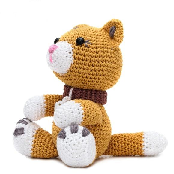 Gatinha Miau Caramelo em Amigurumi