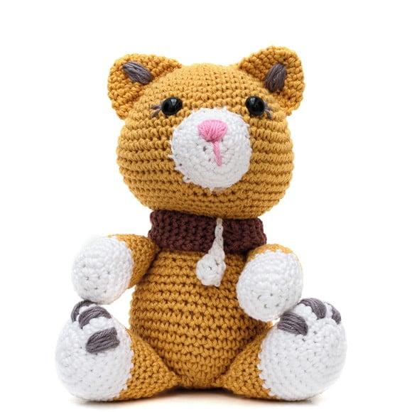 Gatinha Miau Caramelo em Amigurumi
