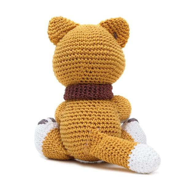 Gatinha Miau Caramelo em Amigurumi
