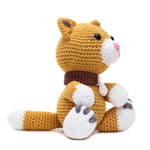 Gatinha Miau Caramelo em Amigurumi