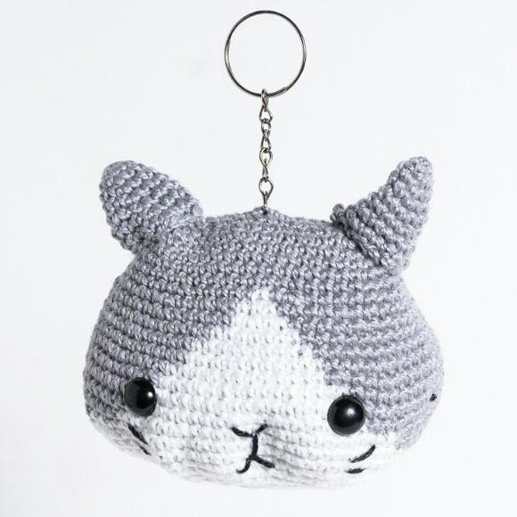 Gato Malhado em Amigurumi