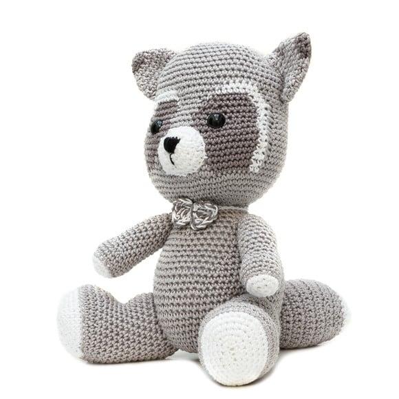 Guaxinim em Amigurumi