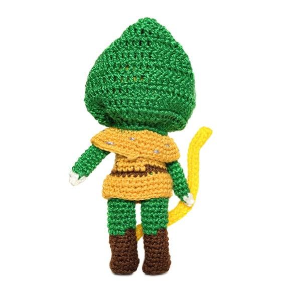 Hank da Caverna do Dragão em Amigurumi
