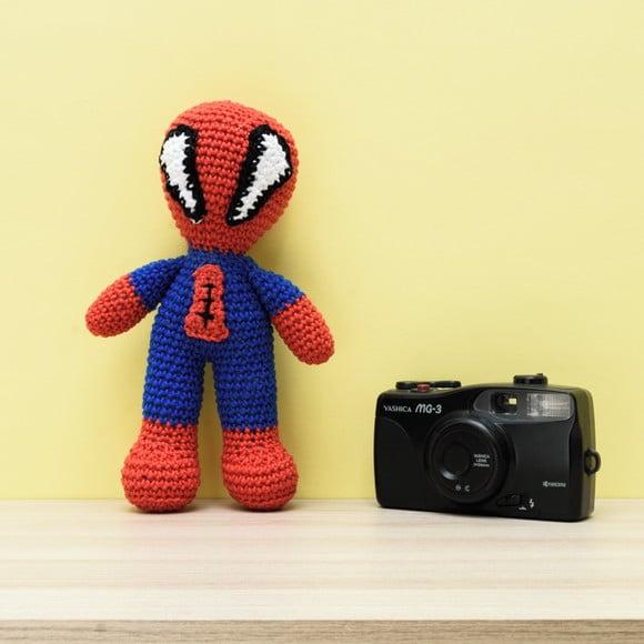 Homem Aranha em Amigurumi