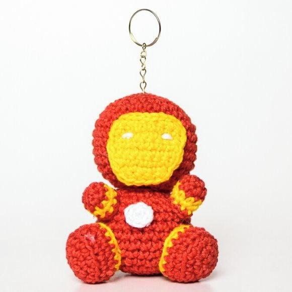 Homem de Ferro em Amigurumi