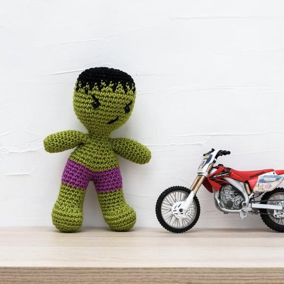 Hulk em Amigurumi