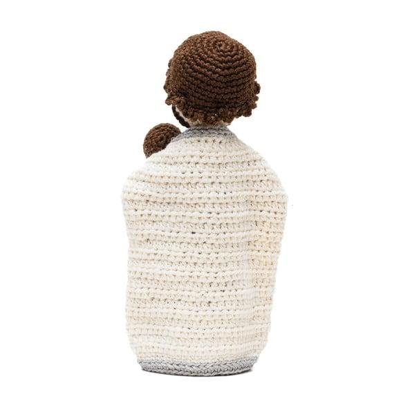 José com Menino Jesus em Amigurumi