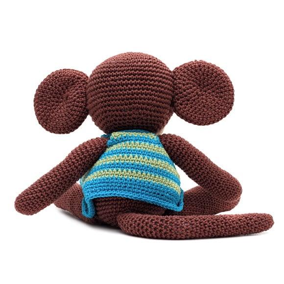 Macaco de Colete em Amigurumi