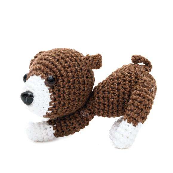 Mini Cachorro em Amigurumi
