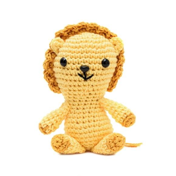 Mini Leão em Amigurumi