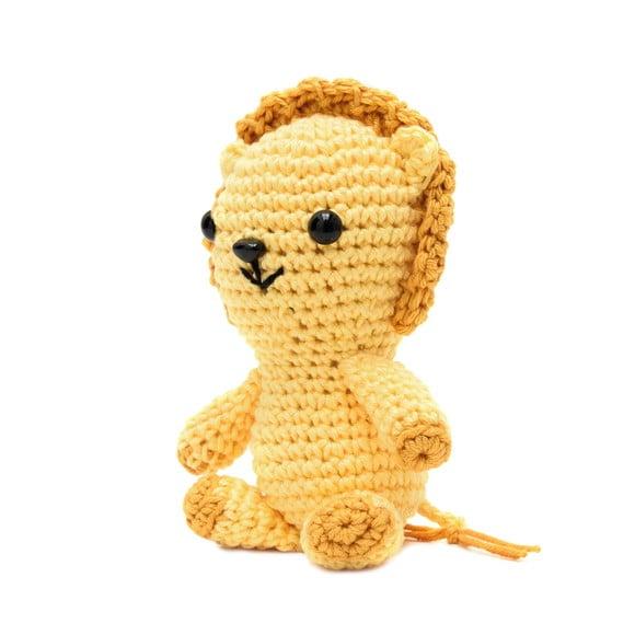 Mini Leão em Amigurumi